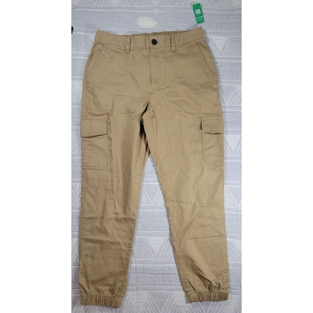 NWT GAP Girlfriend Jogger Pants – Mojave Tan Lightweight Cotton,‎ Size 8